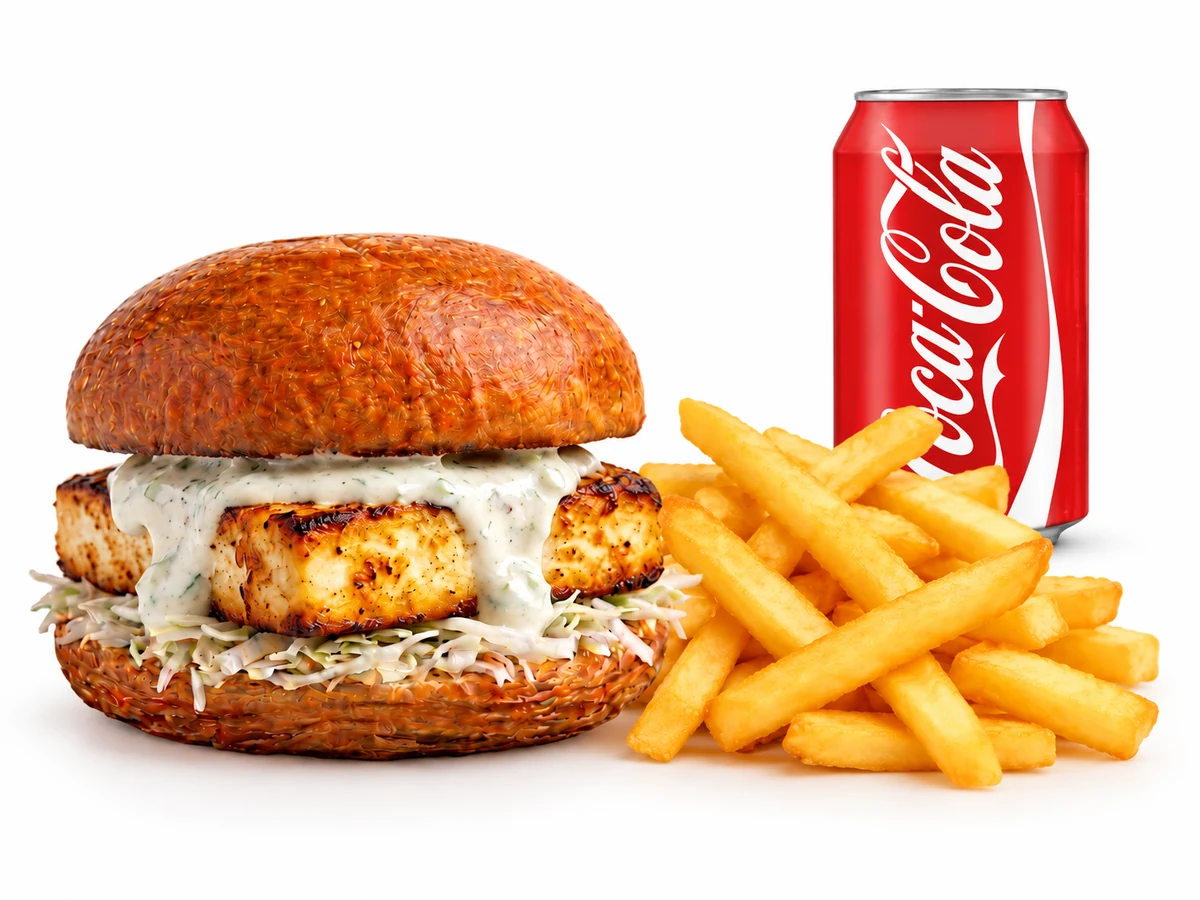 Paneer Burger Combo