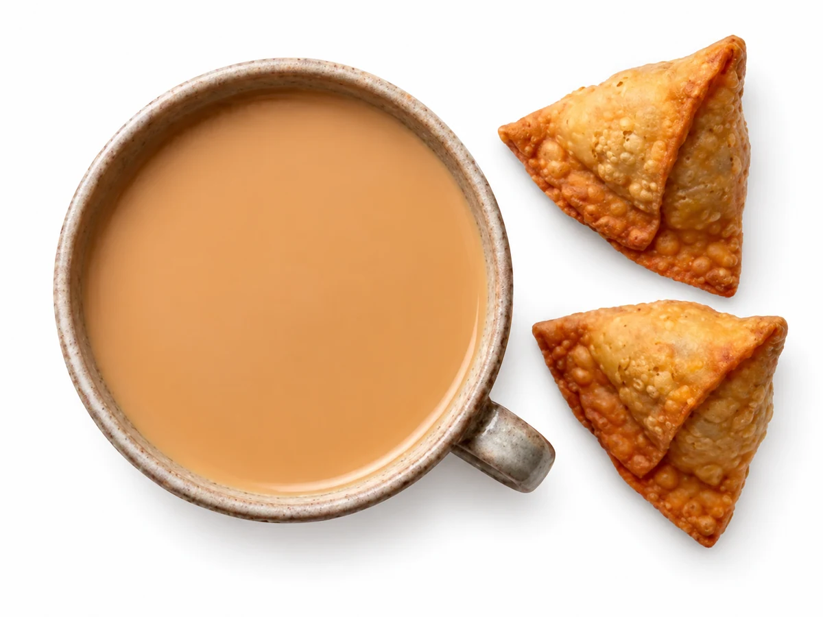Chai with 2 Samosa